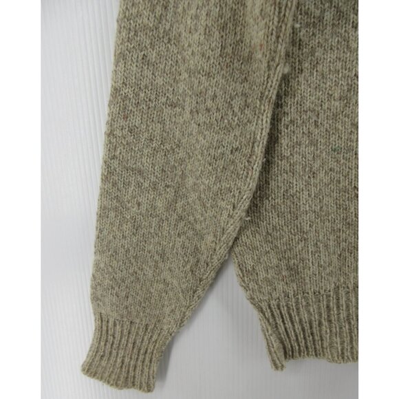 VGT Eastern Mountain Sports Sweater Small Fisherman EMS Wool 80s USA - Picture 3 of 10